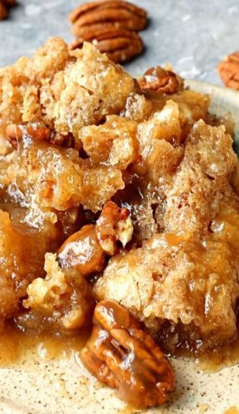 Graham Cracker Crumb Recipes Desserts, Peach Cobbler With Pecans, Pecan Cobbler Recipe Southern Living, Prune Cobbler, Crockpot Pecan Pie Cobbler, Pecan Cobbler Recipe Easy, Award Winning Dessert Recipes, New Recipes 2023, Pecan Cobbler Dump Cake