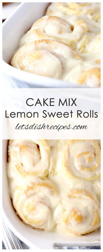 Lemon Sweet Rolls, Spring Breakfast, Sweet Roll Recipe, Dessert Oreo, Desserts Keto, Lemon Cake Mixes, Dessert Aux Fruits, Breakfast Sweets, Oreo Dessert