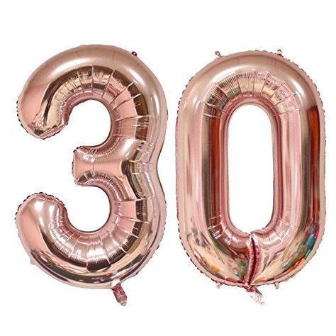 30 Balloons Number, 30 Birthday Balloons, 30th Balloons, Twenty Fine, 30th Birthday Balloons, Events Decorations, 30 Balloons, Mums Birthday, Birthday 30