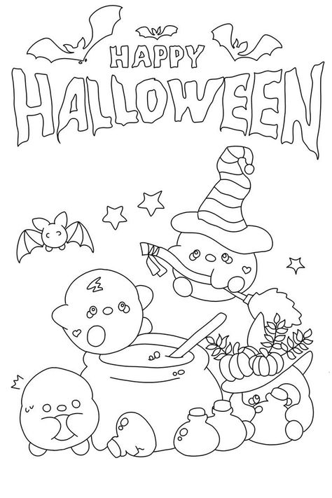 Discover 90+ Unique Halloween Coloring Pages featuring ghosts, pumpkins, and more! These printables are perfect for a fun and creative Halloween. Visit our site to download your free pages and start the spooky fun today! | coloring page: 71

#HalloweenColoringPages #UniqueDesigns #FreePrintables #GhostsAndPumpkins #SpookyArt Cute Witches, Cute Halloween Coloring Pages, Free Halloween Coloring Pages, Halloween Coloring Sheets, Hello Kitty Colouring Pages, Chibi Sketch, Halloween Characters, Halloween Coloring Book, Hello Kitty Coloring