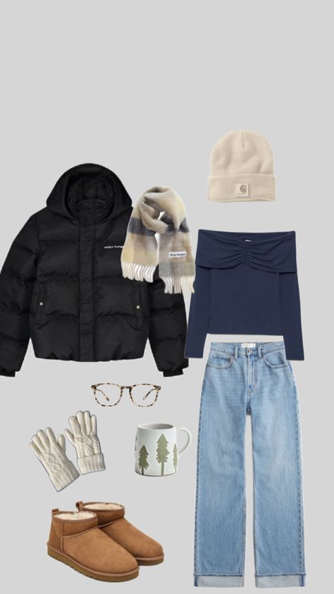 #winter #outfitinspo #outfit #winteroutfit Cute City Winter Outfits, Hair Up Outfits Winter, Day In The City Outfit Winter, Outfit For Chicago Winter, Winter Outfit Ideas For College, Calgary Winter Outfits, Nyc Winter Outfits Christmas, Fall Outfits For New York, Wisconsin Winter Outfits