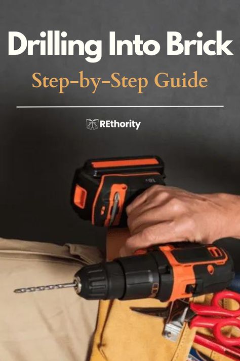 If you're looking for a step-by-step guide on how to drill into brick, then you're in the right place! Drilling into brick is a relatively simple task that requires the right tools and a bit of know-how. This guide will show you everything you need to know to get started, from the type of drill bit to use to the safety precautions you should take. With our step-by-step guide, you'll be able to drill into brick like a pro in no time! Drilling Into Brick, How To Drill Into Brick, Steps Railing, Brick Steps, Diy House Renovations, Brick Masonry, Safety Precautions, Broom And Dustpan, Diy And Home Improvement