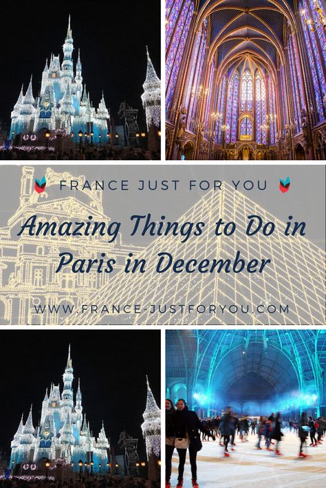 Must Do In Paris, Windows Christmas, Europe In December, Paris Trip Planning, Paris In December, December Travel, Paris December, One Day In Paris, Paris Things To Do