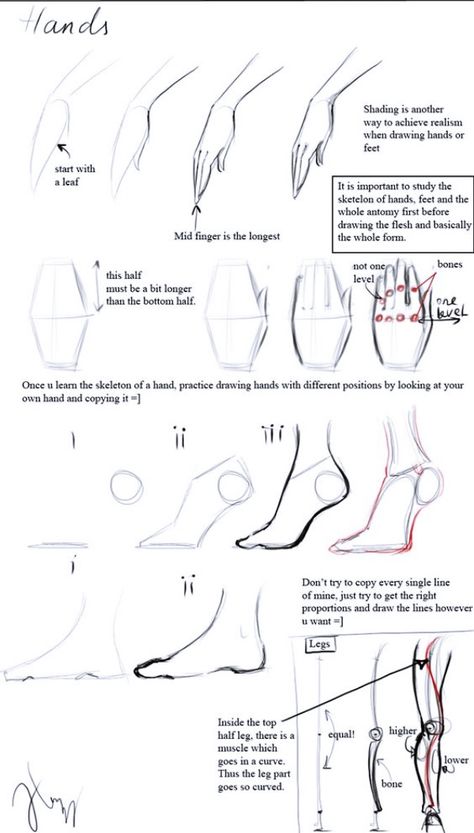 Practically-Useful-Drawing-Cheat-Sheets-to-Improve-your-Skills Drawing Anime Hands, Kunst Inspo, Art Du Croquis, Hands Drawing, Anime Hands, Siluete Umane, Drawing Faces, Gambar Figur, Anatomy Drawing