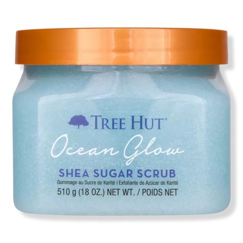 Ocean Glow Hydrating Sugar Scrub - Tree Hut | Ulta Beauty Shea Sugar Scrub, Parfum Victoria's Secret, Sephora Skin Care, Sugar Body Scrub, Sugar Body, Pretty Skin Care, Skin Care Items, Body Care Routine, Tree Hut