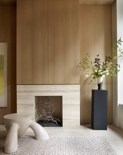 Wendell Castle, Minimalism Living, Interior Design Minimalist, Condo Design, 아파트 인테리어, Modern Fireplace, Home Remodel, Fireplace Design, Cheap Decor