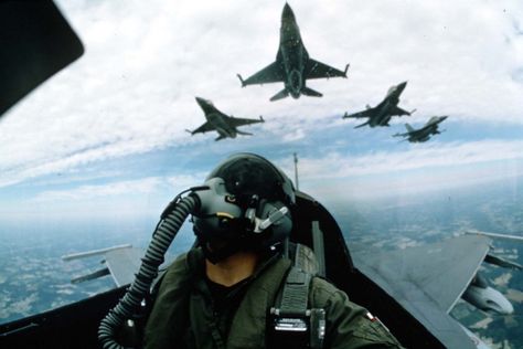 My childhood dream...to be a Fighter Pilot. Plane Background, Pilot Aesthetic, F 16 Falcon, Jet Fighter Pilot, Naval Aviator, Aviation Humor, Military Aesthetic, Air Force Pilot, Air Fighter