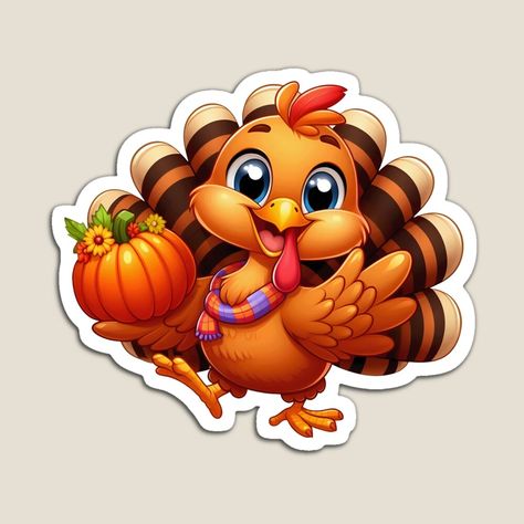 Get my art printed on awesome products. Support me at Redbubble #RBandME: https://www.redbubble.com/i/magnet/Cute-Cartoon-Thanksgiving-Turkey-by-GlunmanStore/166161271.TBCTK?asc=u Thanksgiving Cartoons, Cartoon Thanksgiving, Turkey Cartoon, Thanksgiving Cartoon, Cartoon Image, Sticker Collection, Thanksgiving Turkey, Fall Crafts, Animation Art