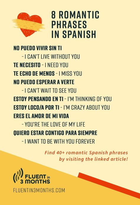 Spanish Sweet Words, Romantic Things To Say In Spanish, Romantic Phrases In Spanish, Compliments For Guys In Spanish, Romantic Words In Spanish, How To Flirt In Spanish, Flirt In Spanish, Love Words In Spanish, Romantic Spanish Phrases