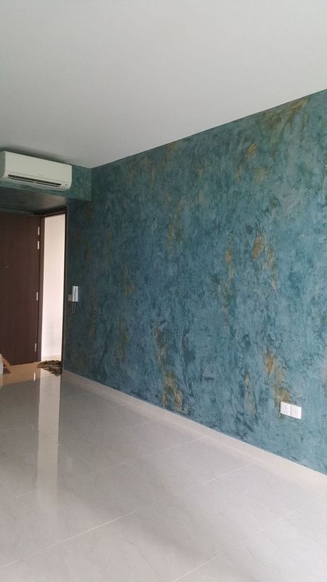 Wall panels designing Asian Paints Textured Walls Living Room, Asian Paints Textured Walls, Blue Wallpaper Bedroom, Textured Wall Paint Designs, Brown Countertops, Asian Paints Wall Designs, Asian Paints Colours, Colorful Bedroom Design, Home Wall Colour