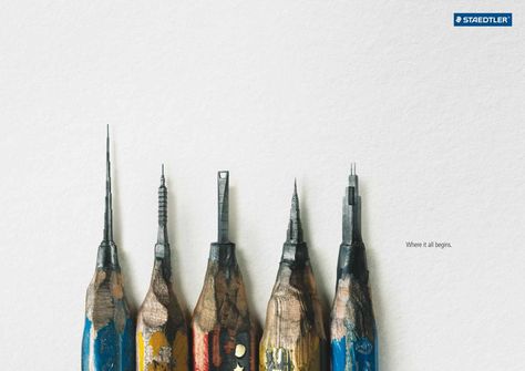 Staedtler: Architecture Clever Advertising, Traditional Advertising, 광고 디자인, Publicidad Creativa, Great Ads, Van Gogh Museum, Plakat Design, Best Ads, Communication Art