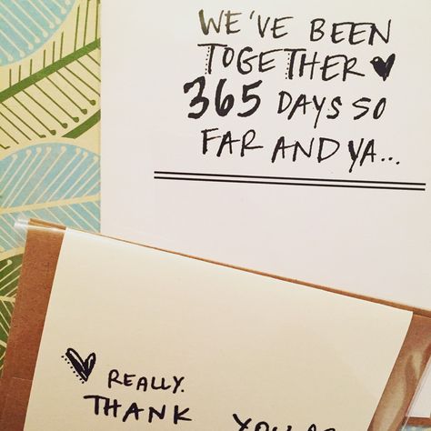 We’ve been together 365 day so far and I FEEL LUCKY One Year Anniversary Card, One Year Anniversary, Anniversary Card, 365 Days, Year Anniversary, Anniversary Cards, Greeting Cards, Weddings, Feelings