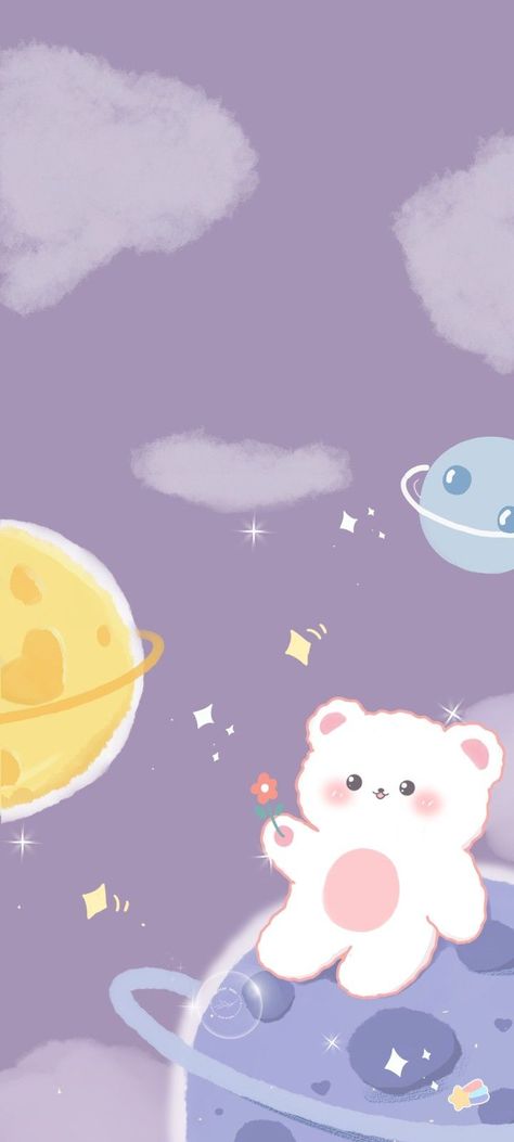 Wallpaper Cute Pastel, Cute Soft Wallpaper, Watercolor Wallpaper Phone, Sparkly Iphone Wallpaper, Light Purple Wallpaper, Seni Pastel, Wallpaper Hp, Vintage Flowers Wallpaper, Iphone Wallpaper Kawaii