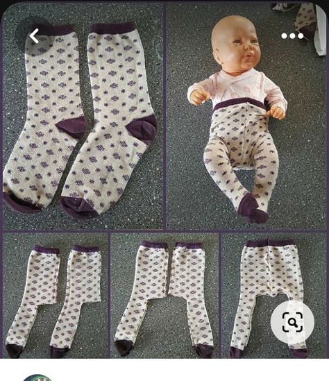 Templat Kotak, Baby Born Clothes, Baby Doll Clothes Patterns, Pj Bottoms, Doll Clothes Patterns Free, Dolls Clothes Diy, Sewing Doll Clothes, Baby Doll Clothes, Sewing Dolls