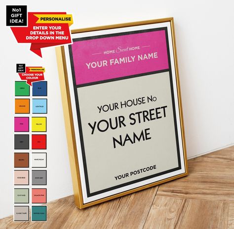 [Collection] Monopoly Gift Ideas, Family Room Game Storage, Game Room Gallery Wall, Family Games Room, Board Games On Wall, Family White Board Ideas, Monopoly Decor, Monopoly Decorations, Board Game Room Ideas