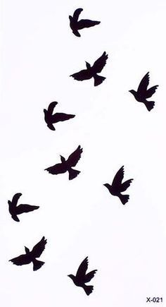 Sparrow Silhouette, Temporary Tattoo Ideas, Bird Silhouette Tattoos, Simple Bird Tattoo, Small Bird Tattoos, Bird Sparrow, Flying Bird Silhouette, Bird Tattoo Men, Bird Tattoo Meaning