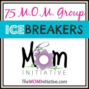 LOTS of FREE RESOURCES to help YOU MENTOR MOMS! Begin a M.O.M. Group today! FREE LIST of 75 ICEBREAKERS! FREE POSTCARD INVITATIONS! FREE M.O.M. GROUP FLYERS! FREE M.O.M. GROUP eBOOKS & REGISTRATION FORMS & FREE COMMUNITY INVOLVEMENT WORKSHEET! Make a difference TODAY!! Ice Breaker For Moms Group, Mom Ice Breaker Games, Mom Group Ice Breakers, Ice Breakers For Moms Group, Moms Group Ideas, Mops Meeting Ideas, Mom Group Ideas, Mom Group Games, Mops Games