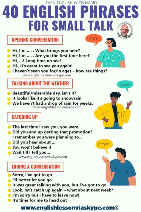 How to master small talk in English? Common small talk phrases. Online English lessons on Zoom. Visit www.englishlessonviaskype.com #learnenglish #englishlessons #EnglishTeacher #vocabulary Improve English Speaking, English Talk, Speak Fluent English, English Speaking Skills, Better English, English Phrases Idioms, Improve English, English Learning Spoken, Conversational English