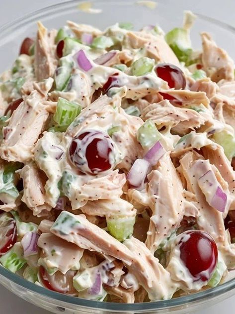 Weight Watchers Daily Recipes Ww Chicken Salad, Chicken Salad Greek Yogurt, Low Fat Chicken Salad, Gluten Free Chicken Salad, Weight Watchers Chicken Salad, Low Calorie Chicken Salad, Chicken Salad Croissant, Salad Recipes Gluten Free, Greek Yogurt Chicken Salad