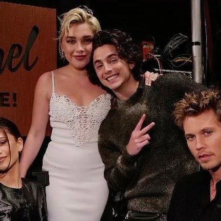 Disney Haunted Mansion, Jimmy Kimmel Live, Austin Butler, Jimmy Kimmel, Florence Pugh, February 1, Haunted Mansion, Timothee Chalamet, Best Actress