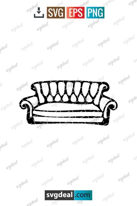 Friends Couch Svg Friends Sofa, Friends Couch, Free Friends, Friends Tv Show, Friends Tv, Personal Project, Start Now, File Free, Svg Free Files