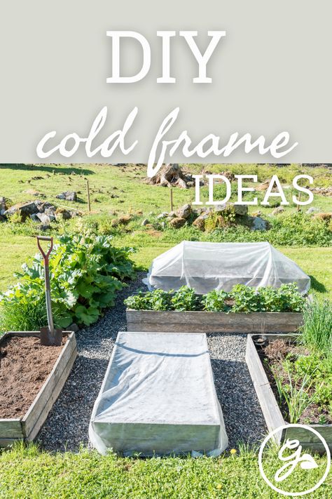 To convert summer beds to winter gardens, you can make an easy cold frame for raised beds you already have in the yard. Click for more. Raised Bed Cold Frame, Cold Frame Diy How To Build, Diy Cold Frame Raised Beds, Diy Cold Frames, Cold Frame Raised Bed, Cold Frame Ideas, Diy Small Greenhouse, Diy Cold Frame, Above Ground Garden