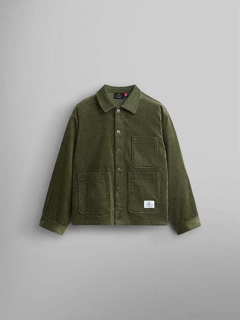 CORDUROY CHORE COAT W - OG-107 GREEN / XS- #Chore #Coat #Corduroy #Green #OG107 Check more at https://howcandothis.com/manstyle/corduroy-chore-coat-w-og-107-green-xs/ Fall Clothes Men, Green Corduroy Jacket Outfit, City Boy Style, Military Style Fashion, Style Guru, Carhartt Jacket, Canvas Jacket, Chore Coat, Wardrobe Update