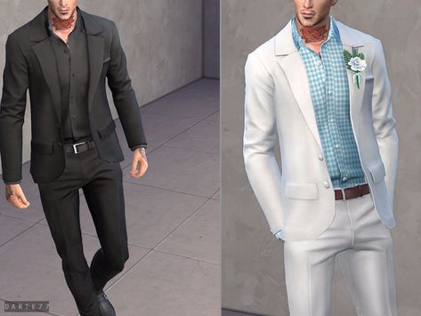 Sims 4 Men Tuxedo, Darte77 Sims 4, Men Suits Sims 4 Cc, Sims 4 Cc Wedding Tuxedo Male, Sims 4 Cc Clothes Male Suit, Sims 4 Darte77, Sims 4 Cc Men’s Hair, Sims 4 Mens Clothing, Sims 4 Suits Male