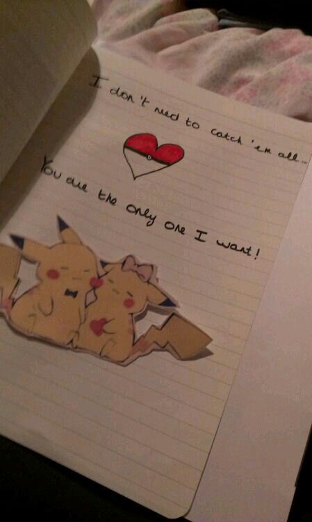 Another Pokémon Go idiot. Making A Scrapbook, Boyfriend Canvas, Boyfriend Scrapbook, Couple Scrapbook, Birthday Boyfriend, Pokemon Gifts, My Funny Valentine, Valentine's Day Quotes