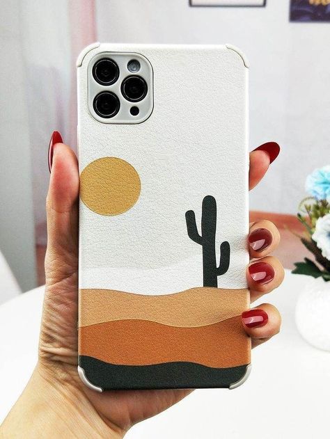 Iphone Case Art Painting, Diy Phonecase Painting, Cute Mobile Cover Painting Ideas, Phone Cover Painting Ideas Aesthetic, Cute Painted Phone Cases Diy, Iphone Cover Painting, Paint On Phone Case, Painted Phone Case Ideas, Mobile Back Cover Painting