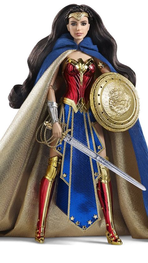 The Amazon Princess Wonder Woman Barbie ($80) available June 17 @ http://www.mattycollector.com/ Mattel Shop, Gal Gadot Wonder Woman, Wonder Woman Costume, Lynda Carter, Wonder Women, Barbie Toys, Batman Vs Superman, Barbie I, Dc Comic