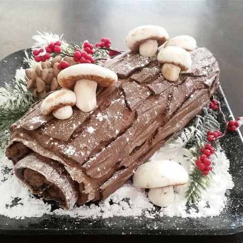 Buche de Noel Recipe | Allrecipes Yule Log Recipe, French Name, Chocolate Roll Cake, Yule Log Cake, Delicious Christmas Desserts, Flourless Chocolate Cake, Chocolate Whipped Cream, Log Cake, Christmas Cake Recipes