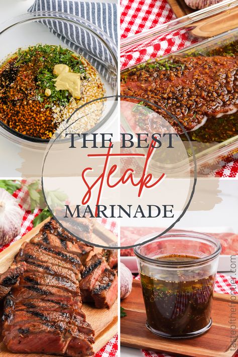 Sirloin Marinade, Ribeye Steak Marinade, Sirloin Steak Marinade, Steak Tip Marinade, Easy Steak Marinade Recipes, Delmonico Steak, Best Steak Marinade, Steak Marinade Easy, Marinade Flank Steak