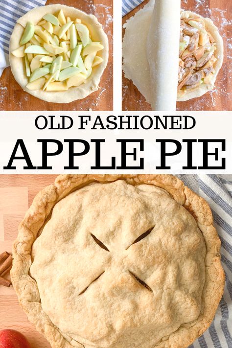 Apple Pie Recipe Fresh Apples, Homemade Lattice Apple Pie, How To Make Homemade Apple Pie, Apple Pie Recipe With Store Bought Crust And Filling, Easy Apple Pie Recipe With Store Bought Crust, 10 Inch Apple Pie Recipe, Homemade Apple Pie Filling Recipe, Southern Apple Pie Recipe Homemade, Homemade Apple Pie Filling Easy