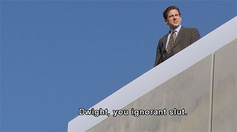 Dwight Office Jokes, Funniest Pictures, Photo Bleu, The Office Show, People Screaming, Office Memes, Office Quotes, Twitter Header Aesthetic, Twitter Header Photos