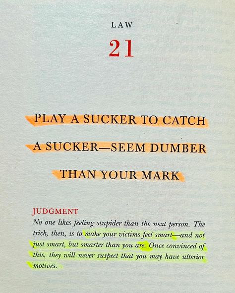 Few powerful laws from book - 48 laws of power. ✨“The 48 Laws of Power” by Robert Greene is an influential book that talks about the dynamics of power and human behavior. Through historical anecdotes, philosophies and practical advices, it helps on how to gain and maintain power in various social and professional context. This book will teach you powerful skills of leadership and be confident than ever before. ✨This book can have manipulative impacts that will help you control the people... Manipulative Books, 48 Laws Of Power Quotes, Robert Greene Books, The 48 Laws Of Power, Laws Of Power, Power Book, Power Dynamics, Job Inspiration, 48 Laws Of Power