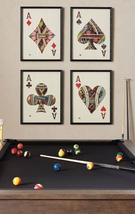 Pool Room Ideas, Billiards Room Decor, Board Game Room, Billiards Room, Basement Games, Pool Table Room, Home Game Room, Pool Hall, Game Room Wall Art