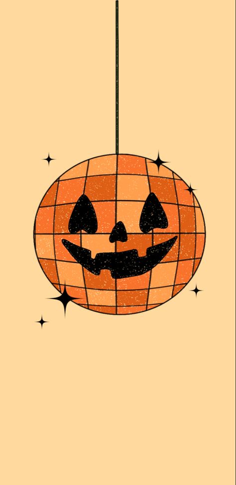 Cute Simple Wallpapers For Ipad, Simple Spooky Background, Fall Aesthetic Drawing Simple, Fall Wallpaper Aesthetic Iphone Simple, Retro Thanksgiving Wallpaper, Pumpkin Disco Ball, Halloween Backround Phone, Orange Fall Aesthetic Wallpaper, Simple Pumpkin Wallpaper