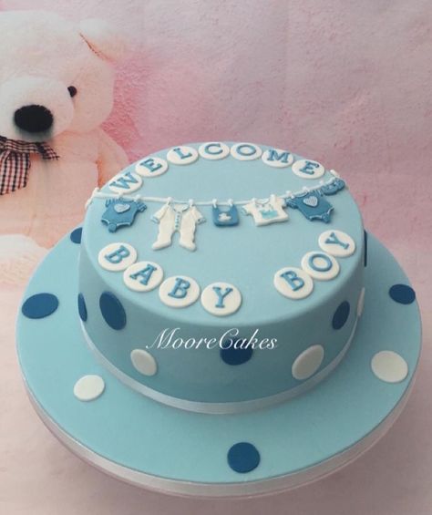 Welcome Cake For Baby Boy, It’s A Boy Cake, Baby Boy Cake Design, Baby Shower Cake Ideas For Boys, Welcome Baby Boy Cake Ideas, Cake For Newborn Baby Boy, Cake Designs For Baby Boy, Welcome Home Baby Cake, Baby Welcome Cake