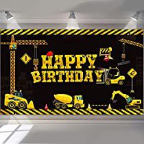 Truck Party Decorations, Construction Party Decorations, Birthday Decorations Kids, Construction Birthday Parties, Construction Theme, Construction Party, Construction Birthday, Happy Birthday Parties, Birthday Poster