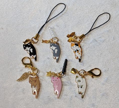 Excited to share the latest addition to my #etsy shop: Cell Phone Charm Dust Plug Keychain Zipper Pull 3.5mm Audio Jack, Clip on or Strap Cute Hanging Cat with Gold Charm Customize your Choice! https://etsy.me/3QEdZJr #cellphonestrap #cellphonecharm #dustplug #keychain Cat Boots, Cell Phone Strap, Cell Phone Charms, Phone Plug, V Cute, Dust Plug, Phone Charms, Cat Black, Friends Birthday