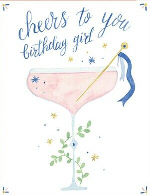 Cheers Images, Happy Birthday Drinks, Birthday Friend, Birthday Drinks, Happy Birthday Friend, Pink Cocktails, Pink Cocktail, Birthday Card Design, Happy 2nd Birthday