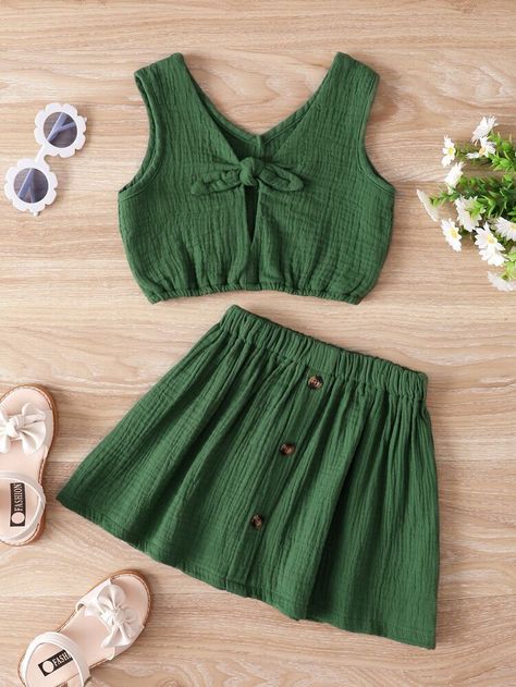 Kids Top Designs, Girl Dresses Kids Casual, Simple Cotton Frocks For Kids, Simple Cotton Dress, Cotton Frocks For Kids, Kids Summer Dresses, Girls Cotton Dresses, Kids Dress Collection