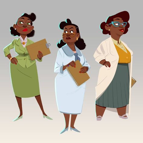 James A. Castillo Teacher Concept Art, Female Teacher Character Design, Mum Character Design, Mom Character Design, Teacher Character Design, Black Woman Character Design, Teacher Illustration, Kid Character Design, Mom Characters