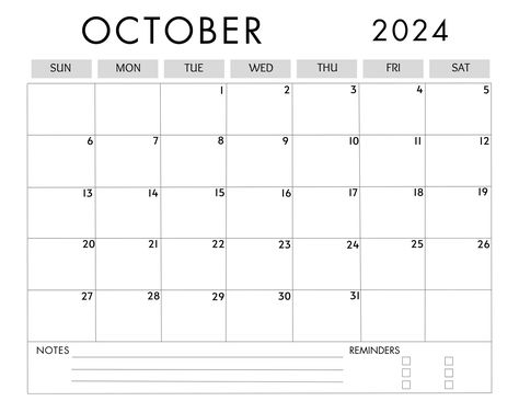 October 2024 Calendar with Notes October Monthly Planner, 2024 Calendar Printable Free, Notes To Write, Calendar With Notes, 2024 Calendar Printable, Write Notes, Note Reminder, Planner Monthly, 2024 Calendar