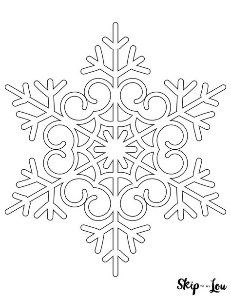 Mandala Snowflake Design, Snowflake Stencils Printable, Snowflake Outline, Mandala Snowflake, Printable Snowflake Template, Snowflake Mandala, Snowflake Coloring Pages, Snowflake Pictures, Snowman Coloring Pages