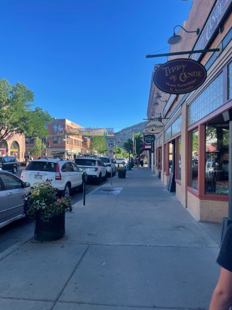 Australian Small Town Aesthetic, Colorado Small Towns, Canada Small Town, Colorado Small Town Aesthetic, Colorado City Aesthetic, Small Town Colorado, Small Town Lake Aesthetic, Small Town Doctor Aesthetic, Small Town College Aesthetic