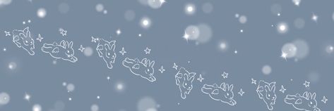 Blue Grey Sparkle Bunny Twitter Banner Grey Blue Banner Discord, Discord Nitro Banner Aesthetic, Winter Banner Discord, Blue Banners Discord, Grey Discord Banner, Bunny Header, Cute Banners For Discord, Blue Discord Banner, Blue Pfp