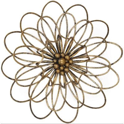 Looks great anywhere - looks perfect in any room in your home kitchen, living room, bedroom even in your bathroom | Red Barrel Studio® DN00 Flower Urban Design Metal Wall Decor For Nature Home Art Decoration & Kitchen Gifts in Brown | Wayfair | Home Decor Shabby Chic Wall Art, Metal Flower Wall Decor, Wall Decor Hobby Lobby, Original Wall Decor, Creative Wall Decor, Nature Home, Keyhole Hanger, Iron Wall Art, Decoration Kitchen