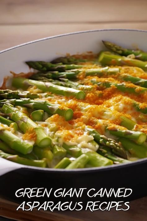 How To Cook Canned Asparagus, Canned Asparagus Recipe, Canned Asparagus Recipes, Asperigus Recipes, Canned Asparagus, Asparagus Casserole Recipes, Mushroom Bake, Simple Sides, Salad Appetizer Cups